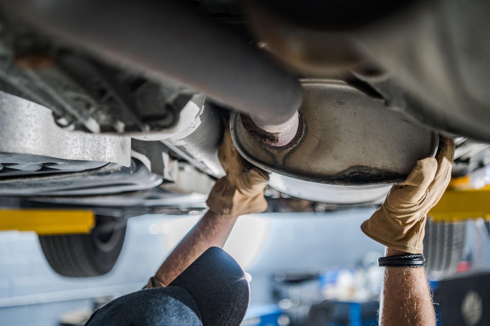 Professional exhaust repair service